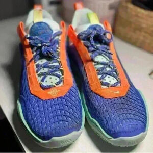 Nike Cosmic Unity Amalgam Mens Sz 8 Basketball Shoes Green Glow